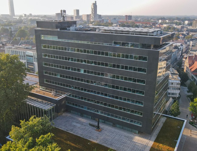 Dronebeeld Stadskantoor Tilburg